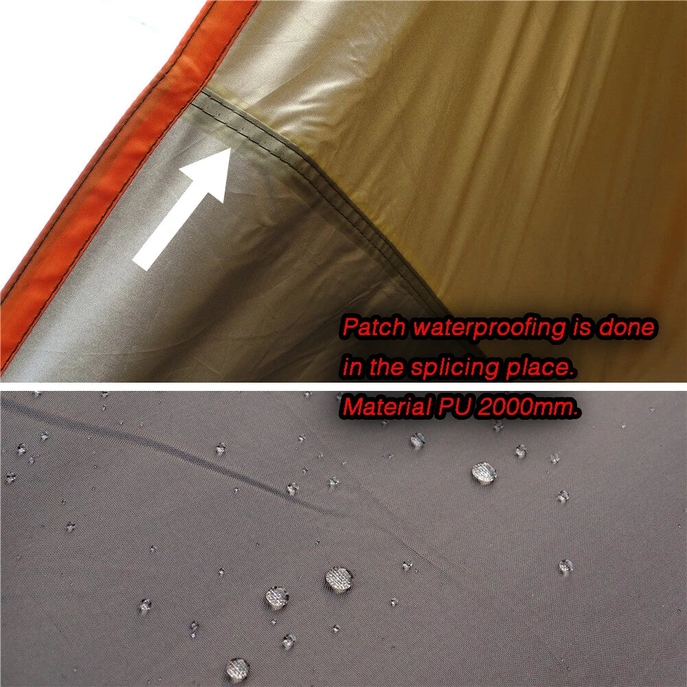 4x6 Large Tarps Heavy Duty Waterproof Tarp Large 4x5 Awning Sunshade Tent Outdoor Camping Oversized 4x6 Tarp Tent 210D Oxford