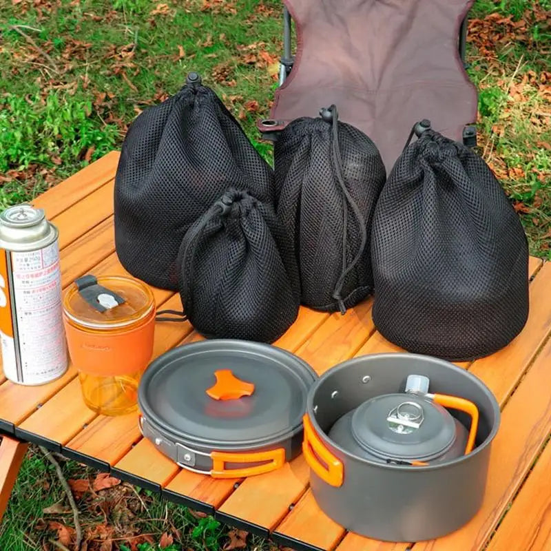 Sacola organizadora para camping