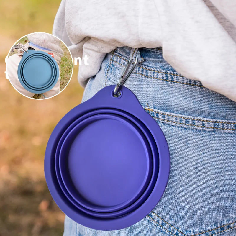 Tigela Retrátil de Silicone 650ml