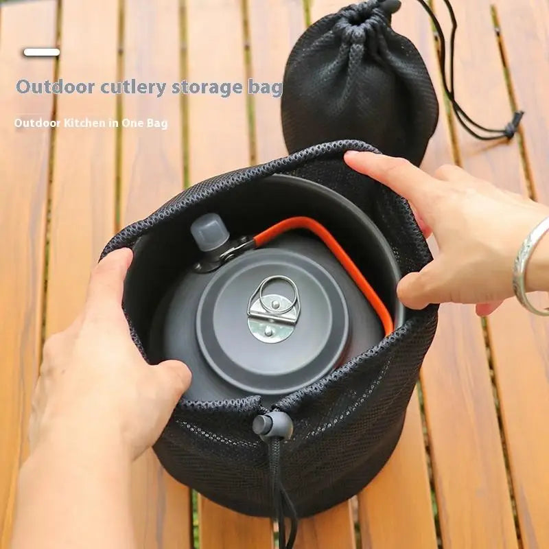 Sacola organizadora para camping