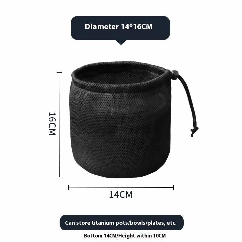 Sacola organizadora para camping