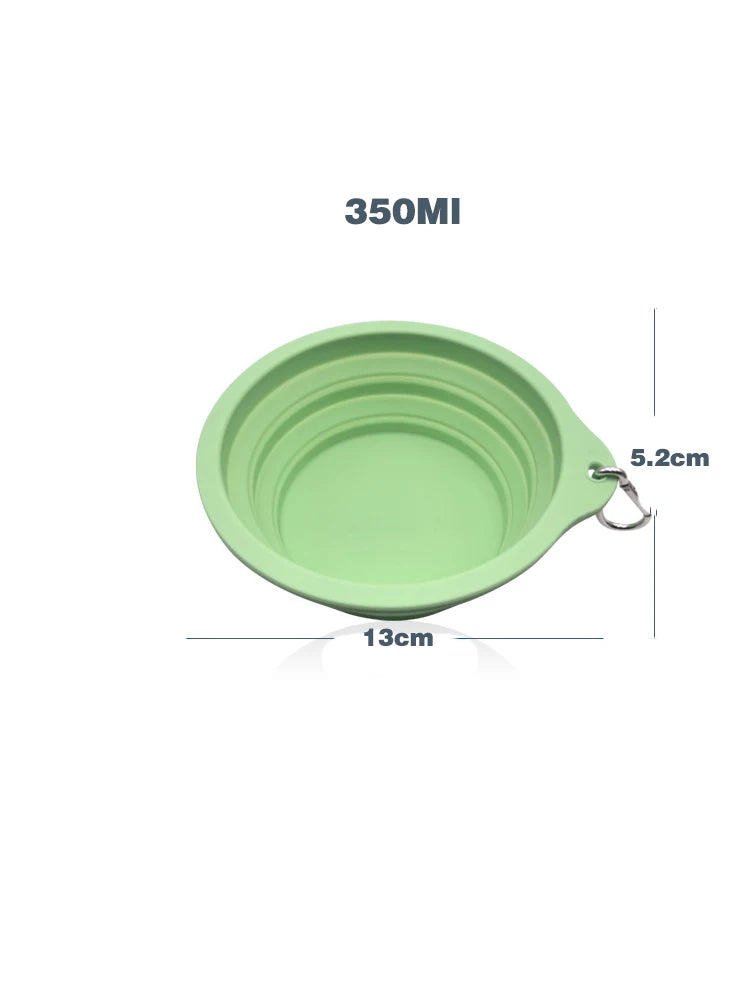 Tigela Retrátil de Silicone 650ml