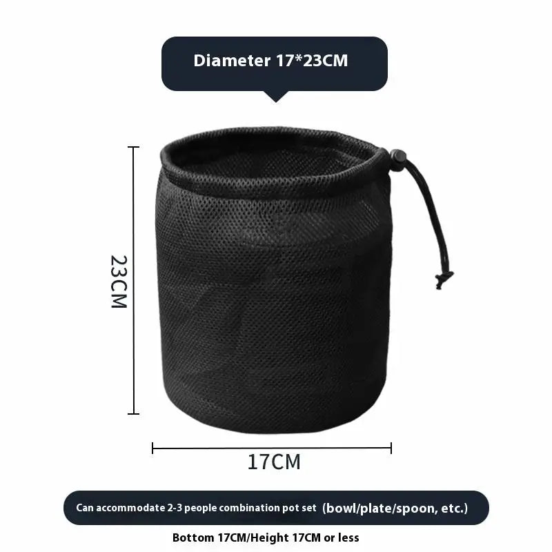 Sacola organizadora para camping