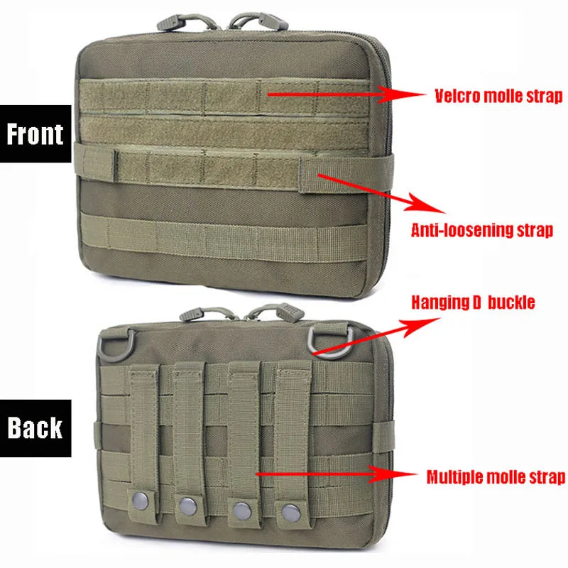 Molle Pouch Taske Medicinsk EMT Tactical Outdoor Emergency Pack Camping Jagt tilbehør Utility Multi-tool Kit EDC taske