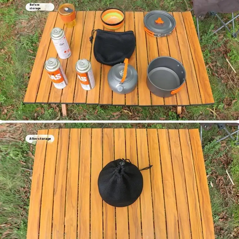 Sacola organizadora para camping