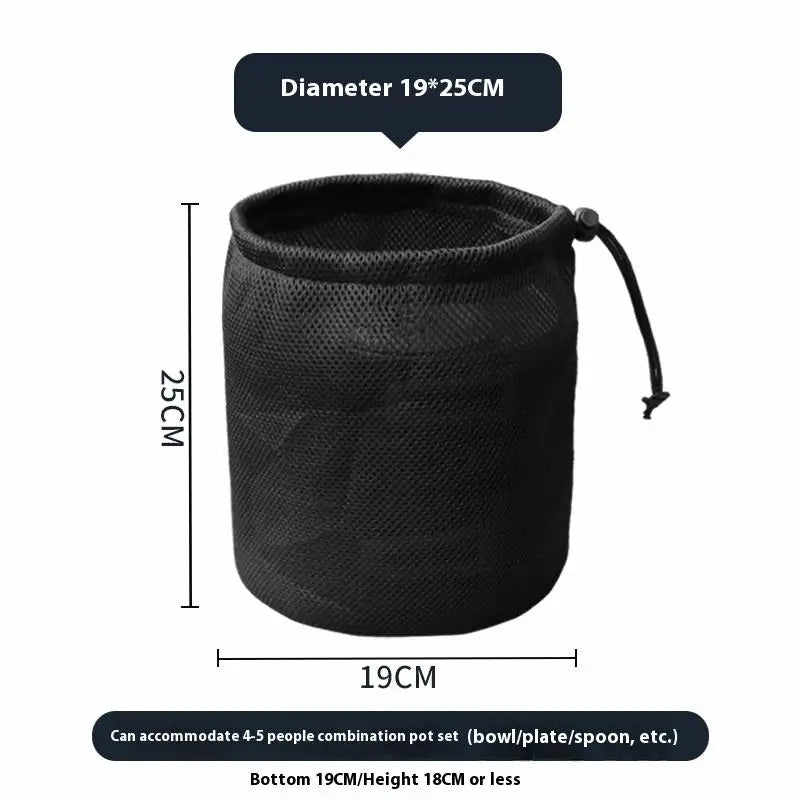 Sacola organizadora para camping